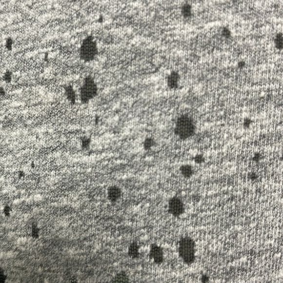 Koral gray long sleeve Swiss cheese shirt - Picture 3 of 9